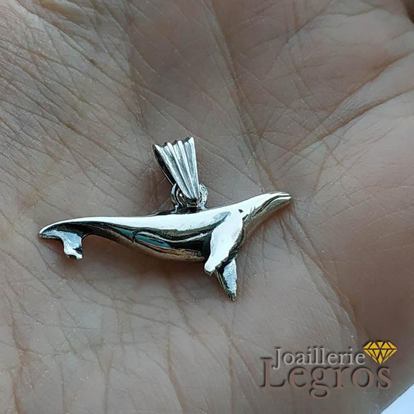 Lot De 3 Petites Baleines En Argent Massif – Bijoux Vintage, Occasion