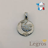 Bijou Bijou Dodo médaille pendentif en argent 925 joaillerie legros bijouterie