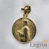 Bijou Médaille Saint André pendentif or jaune 18 carats joaillerie legros bijouterie