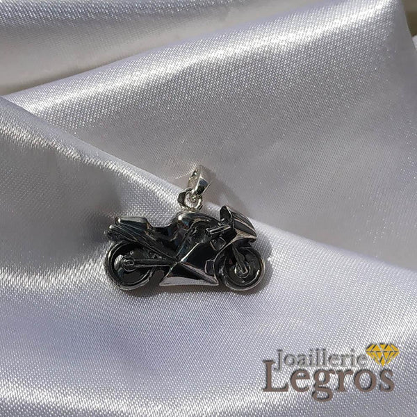 Pendentif Moto Argent Pendentif Moto En Argent Massif 925 - Bijou Français Avec Chaîne 55cm Et écrin Bijou Argent 925 Poinçonné Pendentif Moto Argent Pendentif Moto En Argent Massif 925 - Bijou Français Avec Chaîne 55cm Et écrin Bijou Argent 925 Poinçonné