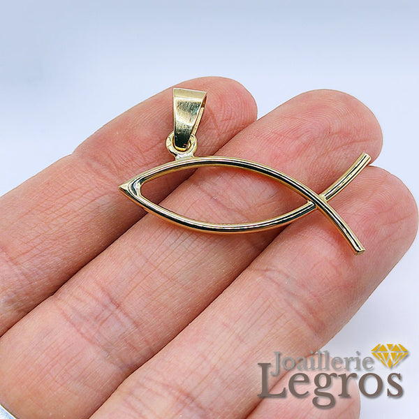 Amaxer – Colliers Avec Pendentif Poisson De Jésus Chrétien Pour Femmes Et Hommes, Ras Du Cou Creux En Acier Inoxydable, Bijoux Religieux, Cadeau D'anniversaire
