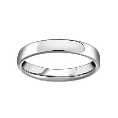 Bijou Alliance Or Blanc Ruban bombé confort 18 Carats | Homme & Femme | Joaillerie Legros joaillerie legros bijouterie