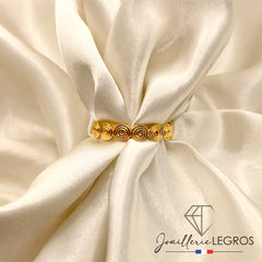 Bijou Bague Spirales en Or Jaune 18 Carats joaillerie legros bijouterie