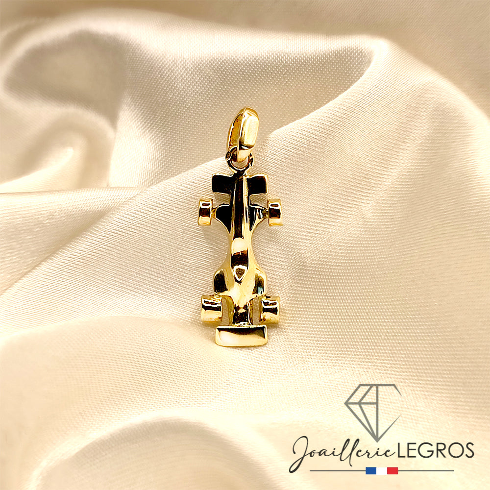Bijou Pendentif Formule 1 en Or Jaune 18 Carats joaillerie legros bijouterie