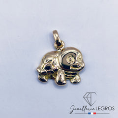 Bijou Pendentif Tortue en Or 18 Carats – Bijou Tendre et Raffiné pour Enfant ou Adulte joaillerie legros bijouterie