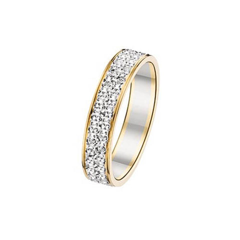 Bijou Alliance Bicolore Or Jaune Or Blanc 18 Carats | Alliance 2 Ors ciselé diamanté joaillerie legros bijouterie