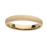 Bijou Alliance femme moderne et fine finition maté en or jaune 18 carats joaillerie legros bijouterie