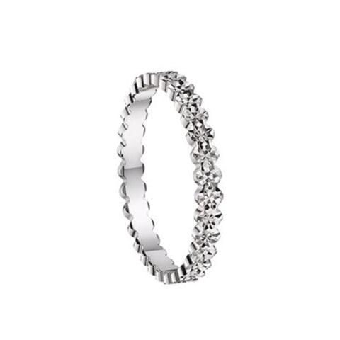 Bijou Alliance femme originale fine à motifs floraux diamantés en or blanc 18 carats joaillerie legros bijouterie