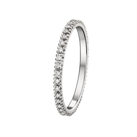 Bijou Alliance femme tour complet diamant en or blanc 18 carats joaillerie legros bijouterie
