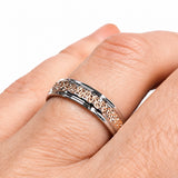 Bijou Alliance homme femme or rose et or blanc 18 carats bicolore mixte joaillerie legros bijouterie