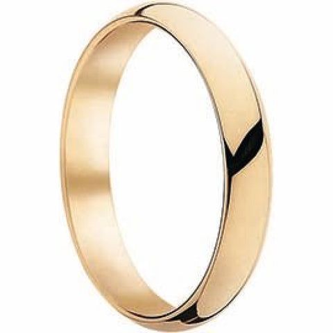 Bijou Alliance mixte demi-jonc classique finition polie en or jaune 18 carats largeur 3,5 mm joaillerie legros bijouterie