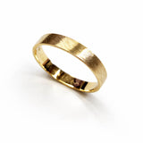 Bijou Alliance Or Jaune 18 Carats Jonc Bombé effet givré Homme & Femme Alliance mixte joaillerie legros bijouterie