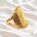 Bijou Bague Louis d'Or Marianne 20 Francs Or 18 Carats joaillerie legros bijouterie