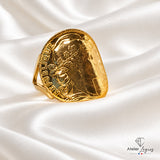 Bijou Bague Louis d'Or Marianne 20 Francs Or 18 Carats joaillerie legros bijouterie