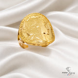 Bijou Bague Louis d'Or Marianne 20 Francs Or 18 Carats joaillerie legros bijouterie