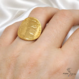 Bijou Bague Louis d'Or Marianne 20 Francs Or 18 Carats joaillerie legros bijouterie