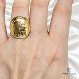 Bijou Bague Louis d'Or Marianne 20 Francs Or 18 Carats joaillerie legros bijouterie
