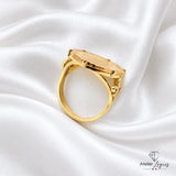 Bijou Bague louis d'or Napoléon homme : chevalière or fleur de lys joaillerie legros bijouterie