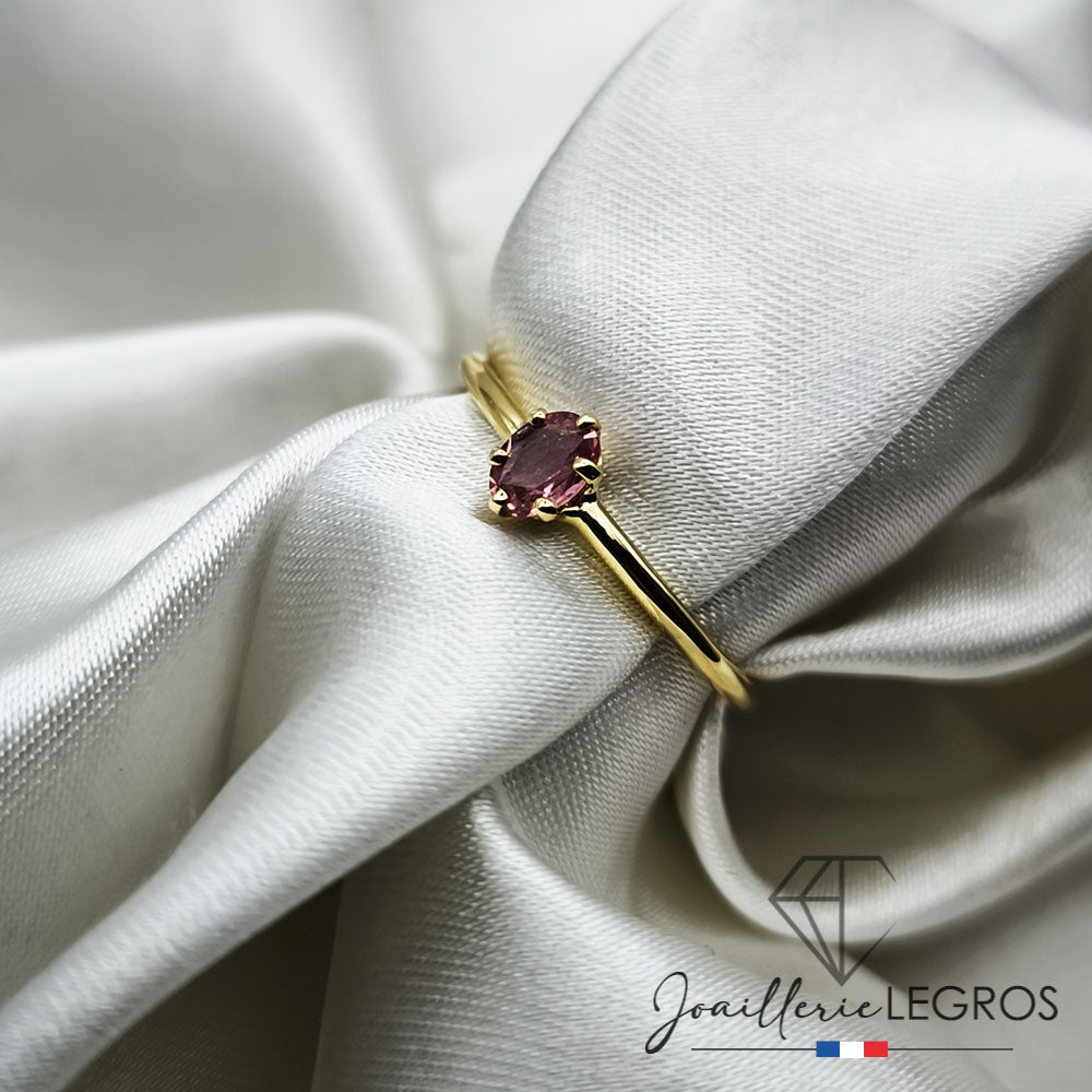 Bijou Bague Trio d'éclat bagues or jaune modulables avec saphirs de couleurs joaillerie legros bijouterie