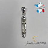 Bijou Barre atlante pendentif Atlante en argent 925 joaillerie legros bijouterie