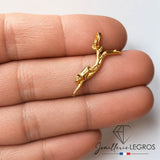 Bijou Pendentif Plongeur en Or Jaune 18 Carats Bijou Plongée Sous-Marine joaillerie legros bijouterie