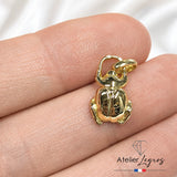 Pendentif Scarabée en Or 18 Carats Or jaune 750