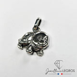 Bijou Pendentif Tortue Argent 925 Bijou Tendre pour bébé ou enfant joaillerie legros bijouterie