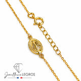 Bracelet Vierge miraculeuse Or Jaune 18 Carats Femme