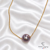 Collier perle de culture des mers du Sud en or jaune 18 carats