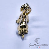 Bijou Pendentif Teckel en Or 18 Carats : Cadeau Idéal pour Fan de Teckel joaillerie legros bijouterie