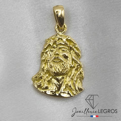 Bijou Médaille Jésus Visage du Christ Pendentif or 18 carats joaillerie legros bijouterie