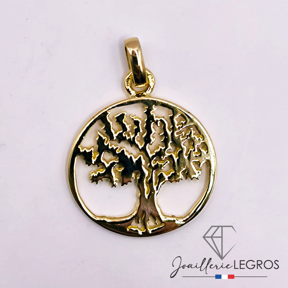 Bijou Pendentif arbre de vie en or 18 carats joaillerie legros bijouterie