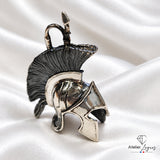 Bijou Pendentif casque spartiate en argent 925 joaillerie legros bijouterie