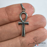 Bijou Pendentif croix de vie argent 925 - Bijou égyptien joaillerie legros bijouterie