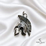 Bijou Pendentif casque spartiate en argent 925 joaillerie legros bijouterie