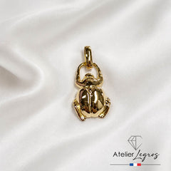 Bijou Pendentif Scarabée en Or 18 Carats Or jaune 750 joaillerie legros bijouterie