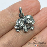 Bijou Pendentif Tortue Argent 925 Bijou Tendre pour bébé ou enfant joaillerie legros bijouterie