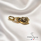 Pendentif Scarabée en Or 18 Carats Or jaune 750