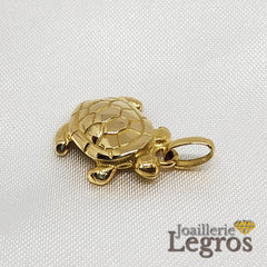 Bijou Pendentif Tortue en or jaune 18 carats joaillerie legros bijouterie