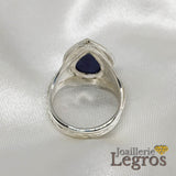 Bijou Bague Lapis Lazuli en argent 925 joaillerie legros bijouterie