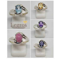 Bijou Bague corps décalé en argent 925 et la pierre de votre choix joaillerie legros bijouterie