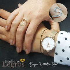 Bijou Bague Mountain Road or 18 carats ou argent 925 joaillerie legros bijouterie