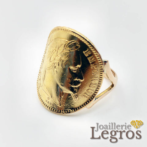 Bague Homme Bague Napoleon 20 Francs Prix Bague Napoléon 20 Francs