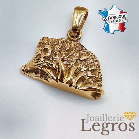 Pendentif Hérisson en or 18 carats – Joaillerie Legros