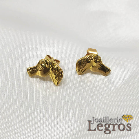 Boucles d'oreilles enfant Licorne or jaune 18 carats – Joaillerie Legros