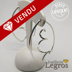 Bijou Boucles d'oreilles spirales en argent 925 joaillerie legros bijouterie