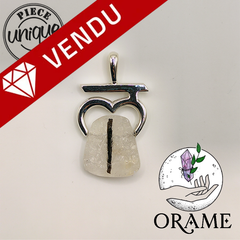 Bijou Chakra racine pendentif quartz tourmaline noire argent 925 joaillerie legros bijouterie