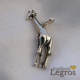 Bijou Pendentif Girafe en argent 925 joaillerie legros bijouterie