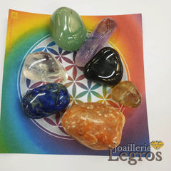 Bijou Kit de rééquilibrage des 7 chakras 7 pierres joaillerie legros bijouterie