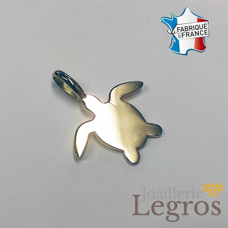 Bijou Médaille Tortue de Mer en Or 18 carats joaillerie legros bijouterie